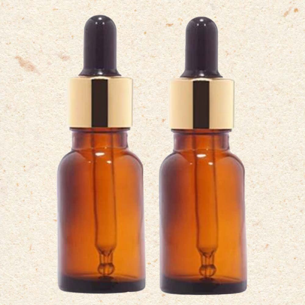 10ml glass dropper bottles - pack of 2