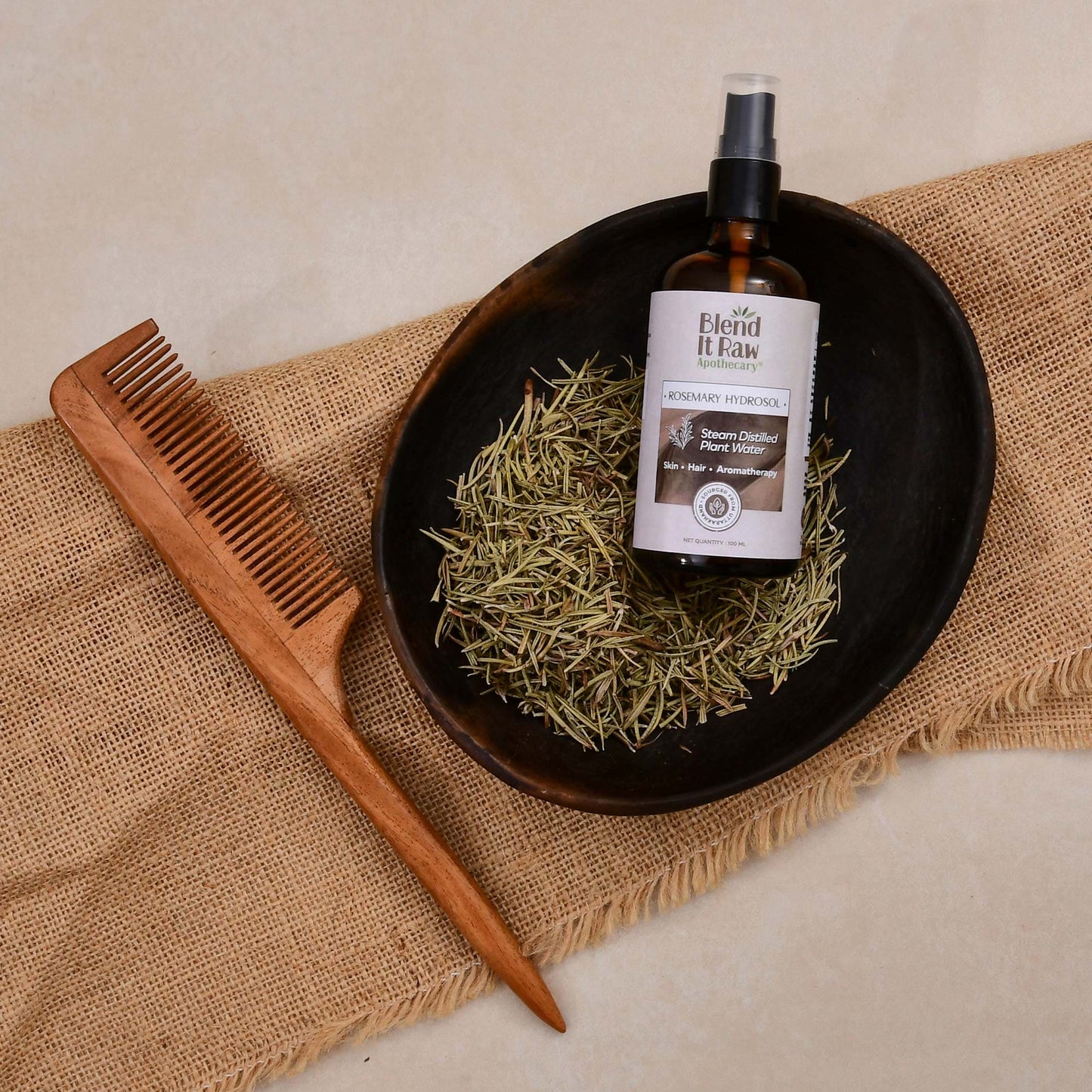 Organic Rosemary Hydrosol- Blend It Raw Apothecary