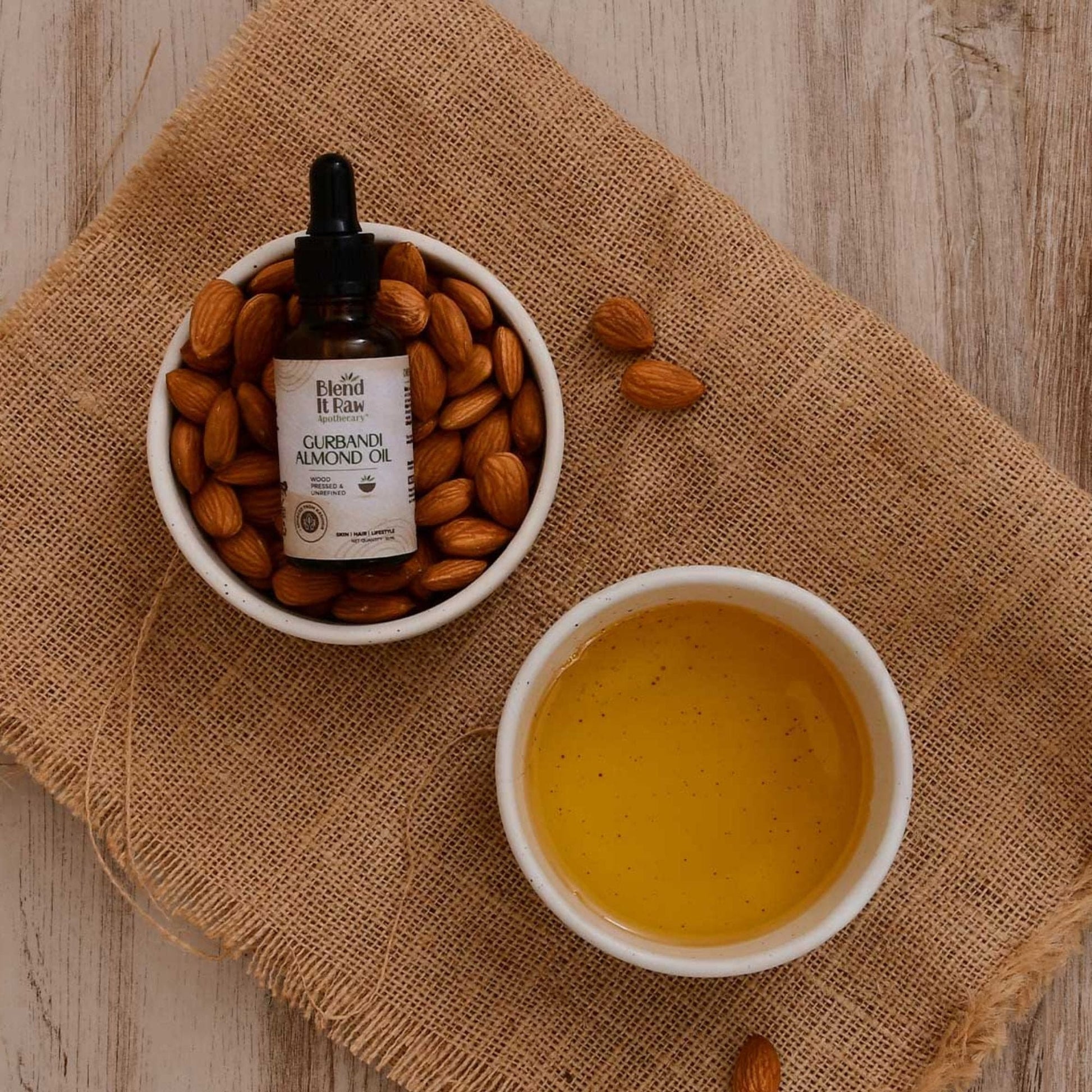 Pure almond oil