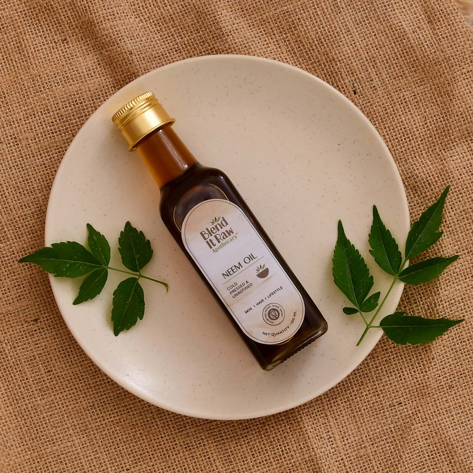 Organic neem oil - Blend It Raw Apothecary